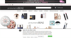 Desktop Screenshot of profumeriaideale.com